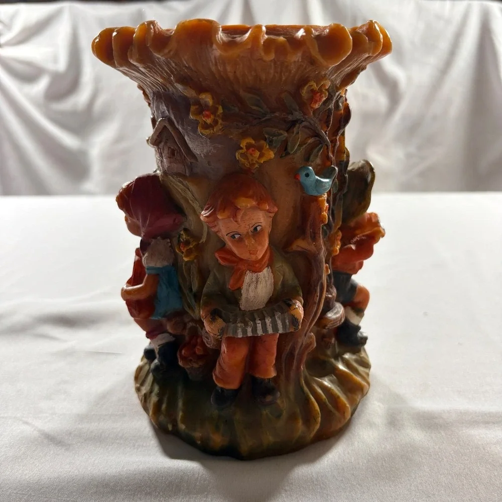 G\u00fcnter Kerzen Beeswax Candle Holder West Germany 8